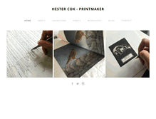 Tablet Screenshot of hestercox.com